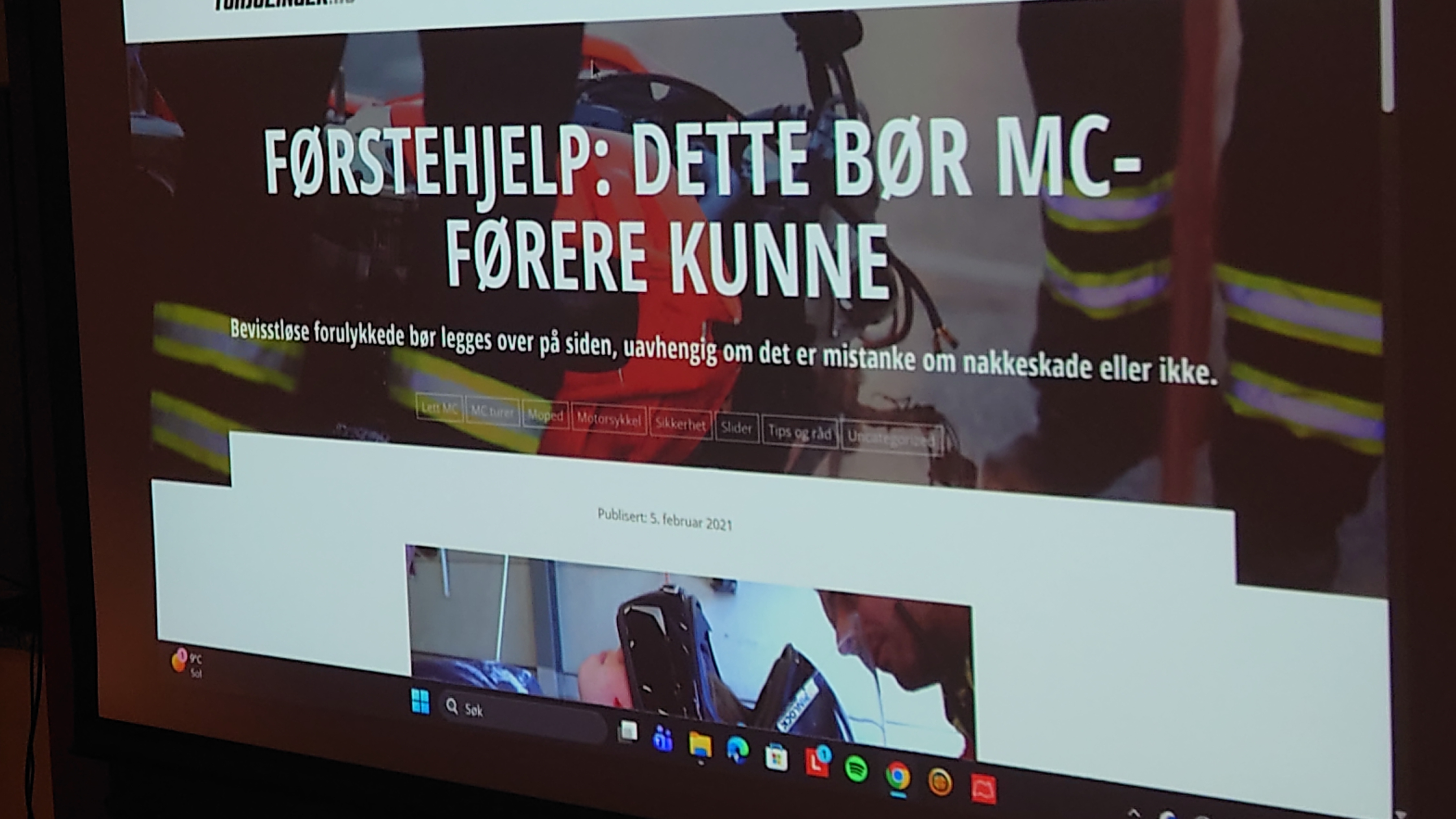 Artikkelbilde til artikkelen Tirsdagsmøte 7/4.2026